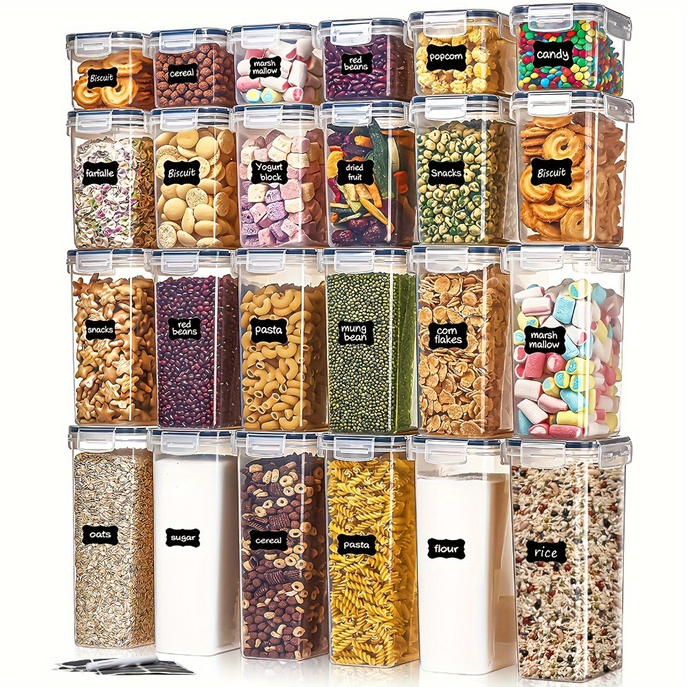 Kitchen Gadgets Must Have - 24 pièces de contenants de stockage