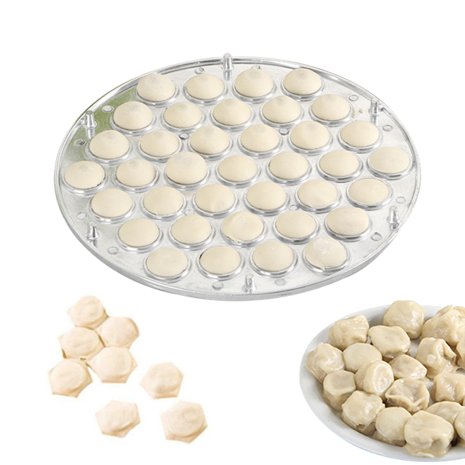 Kitchen Gadgets Dumpling Maker - Moules à boulettes 37 trous, presse