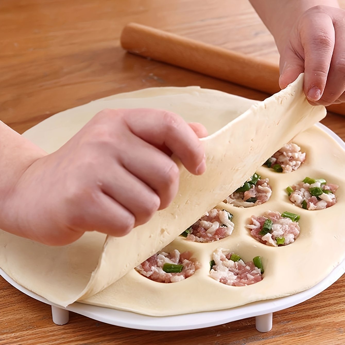 Kitchen Gadgets Dumpling Maker - Moule à boulettes chinoises simples, presse