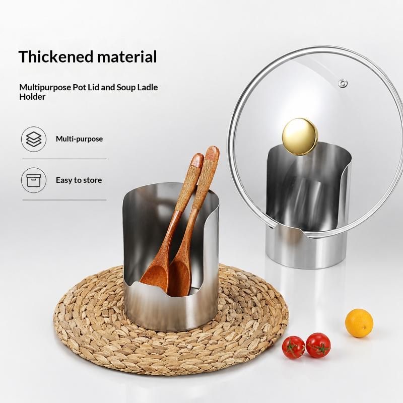 Kitchen Gadgets Must Have - Support antidérapant en acier inoxydable pour