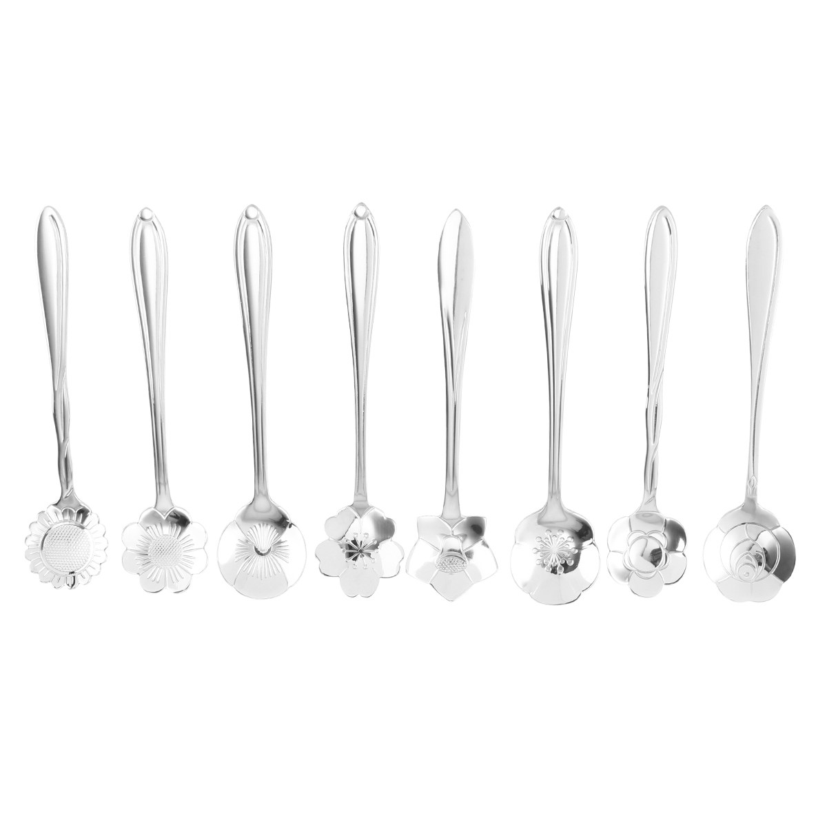 Kitchen Gadgets For Gifts - Ensemble de 8 cuillères à fleurs