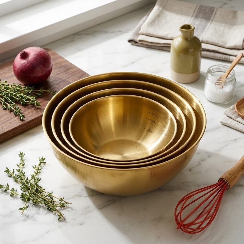 Quality Kitchen Gadgets - Ensemble de 3 bols mélangeurs en