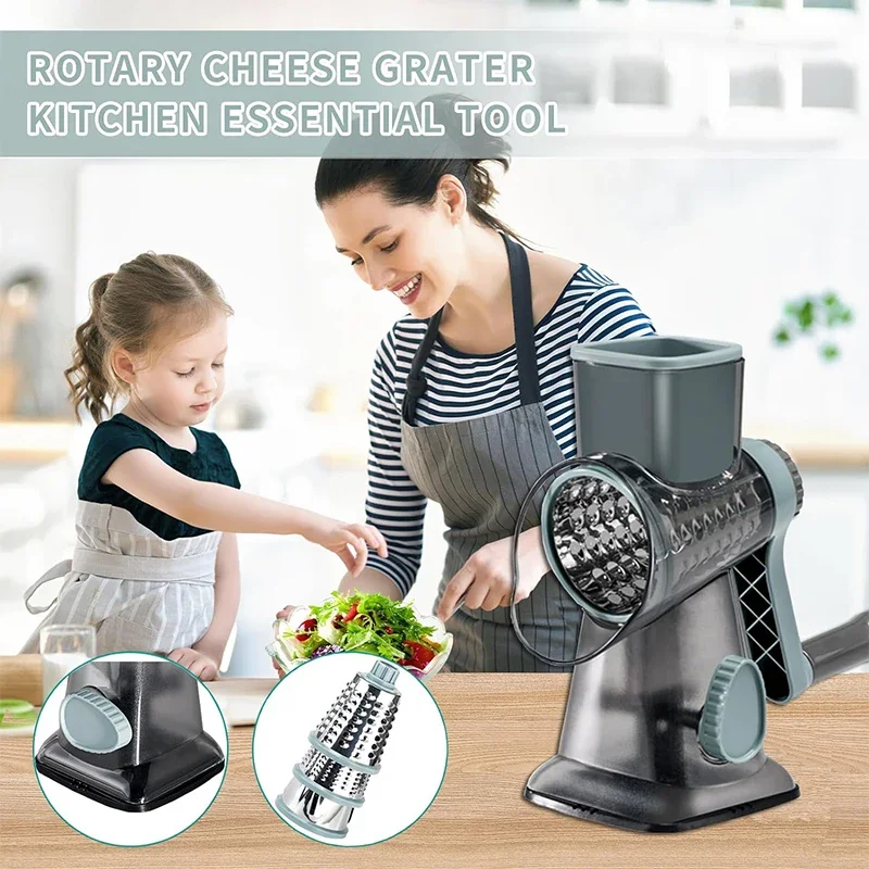 Râpe à fromage rotative 3-en-1 - Cheese Grater Box avis et prix