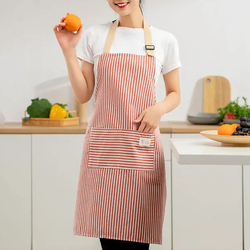 Tablier rayé en lin respirant  - Kitchen Gadgets Trending avis et prix