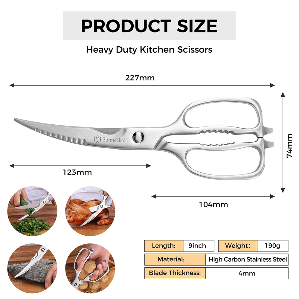 Sunnecko – ciseaux de cuisine  - Kitchen Gadgets Latest avis et prix