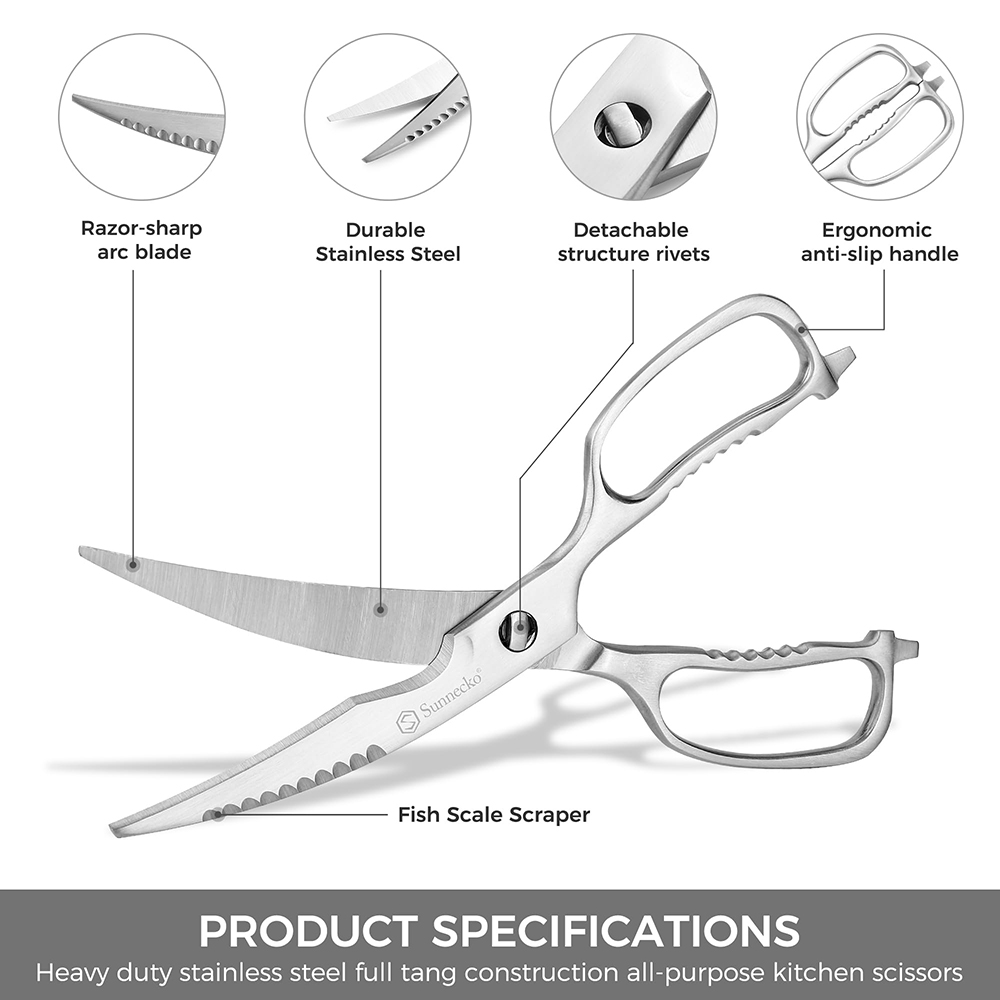 Sunnecko – ciseaux de cuisine  - Kitchen Gadgets Latest avis et prix